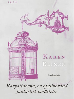 cover image of Karyatiderna, en ofullbordad fantastisk berättelse